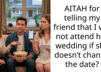 AITAH for telling my friend that I will not attend her wedding if she doesn’t change the date?