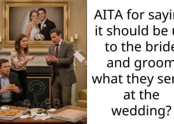 AITA for saying it should be up to the bride and groom what they serve at the wedding?