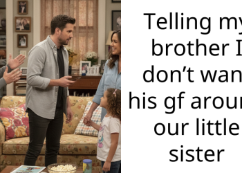 Telling my brother I don’t want his gf around our little sister