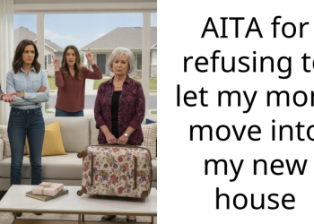 AITA for refusing to let my mom move into my new house