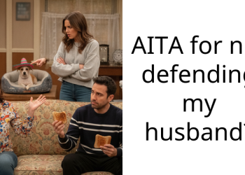 AITA for not defending my husband?