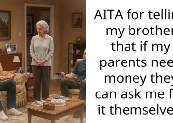 AITA for telling my brother that if my parents need money they can ask me for it themselves.