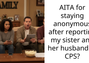 AITA for staying anonymous after reporting my sister and her husband to CPS?