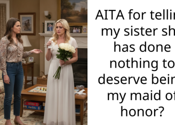 AITA for telling my sister she has done nothing to deserve being my maid of honor?