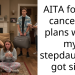 AITA for not canceling plans when my stepdaughter got sick?