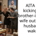 AITA for kicking my brother-in-law’s wife out of my husband’s wake?