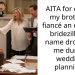 AITA for calling my brother’s fiancé an ent*tled bridezilla for name dropping me during wedding planning?
