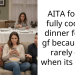 AITA for not fully cooking dinner for my gf because she rarely eats when its ready?
