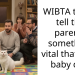 WIBTA to not tell the parents something vital that their baby did?