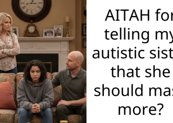 AITAH for telling my autistic sister that she should mask more?
