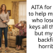 AITA for trying to help my sister who loses her keys all the time but my idea backfired horribly?