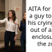 AITA for telling a guy to move his crying baby out of a quiet enclosure at the zoo?