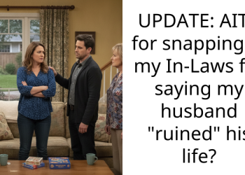 UPDATE: AITA for snapping at my In-Laws for saying my husband “ruined” his life?