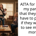 AITA for telling my parents that they would have to pay me if they wanted to see my kids more.