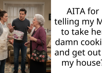 AITA for telling my MIL to take her d**n cookies and get out of my house?