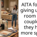AITA for not giving up my room to a couple so they have more space?
