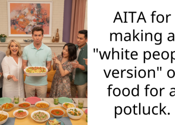 AITA for making a “white people version” of food for a potluck.