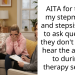 AITA for telling my stepmother and stepsister not to ask questions they don’t want to hear the answers to during a therapy session?