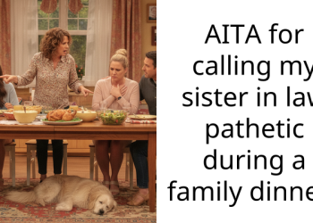 AITA for calling my sister in law pathetic during a family dinner?