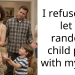 I refused to let a random child play with my toy.
