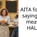 AITA for not saying our meat is HALAL