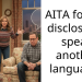 AITA for not disclosing I speak another language?