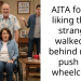 AITA for not liking that a stranger walked up behind me to push my wheelchair?