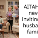 AITAH for never inviting my husband’s family?