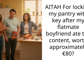 AITAH For locking my pantry with key after my flatmate boyfriend ate the content, worth approximately €80?