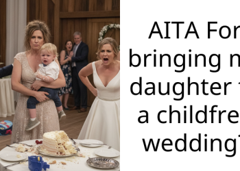 AITA For bringing my daughter to a childfree wedding?
