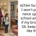 AITAH for saying I won’t pick my neice up from school anymore if my brother & SIL keep being like this?