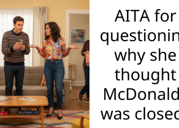 AITA for questioning why she thought McDonalds was closed?