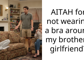 AITAH for not wearing a bra around my brother’s girlfriend?