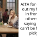 AITA for calling out my friend in front of others for saying “you can’t be fat and picky”