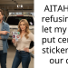 AITAH for refusing to let my wife put certain stickers on our car