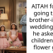 AITAH for not going to my brother-in-laws wedding when he asked my children to be flower girls?