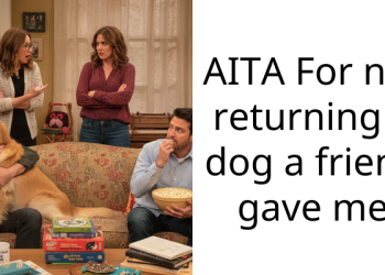AITA For not returning a dog a friend gave me