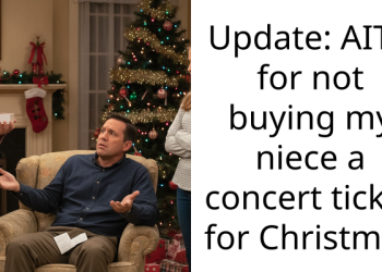 Update: AITA for not buying my niece a concert ticket for Christmas