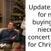Update: AITA for not buying my niece a concert ticket for Christmas