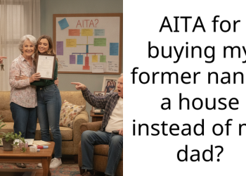 AITA for buying my former nanny a house instead of my dad?