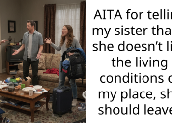 AITA for telling my sister that if she doesn’t like the living conditions of my place, she should leave?