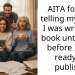 AITA for not telling my mom I was writing a book until right before I was ready to publish?
