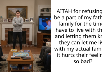 AITAH for refusing to be a part of my father’s family for the time I have to live with them and letting them know they can let me live with my actual family if it hurts their feelings so bad?