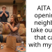 AITA for opening a neighbors take out bag that came with my food?