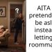 AITA for pretending to be asleep instead of letting my roommate in?