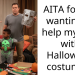 AITA for not wanting to help my wife with Halloween costumes?