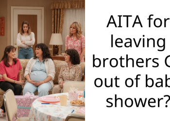 AITA for leaving brothers GF out of baby shower?