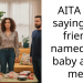 AITA for saying my friend named her baby after me?