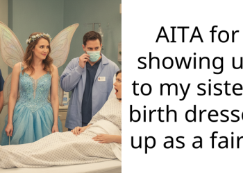 AITA for showing up to my sisters birth dressed up as a fairy?