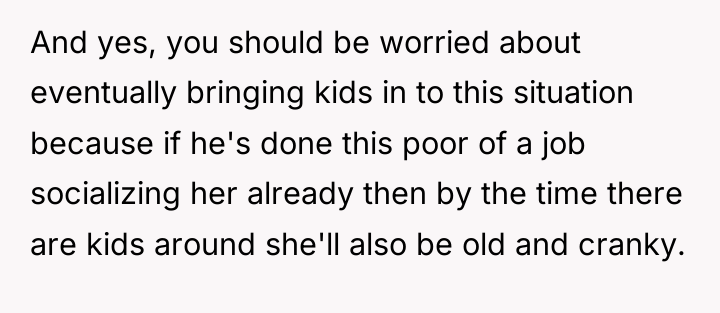 And yes, you should be worried about eventually bringing kids...